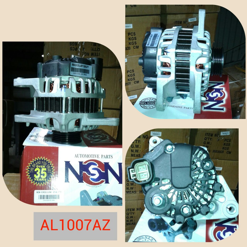 AL1007AZ-HYUNDAI 12V 90A 4PK 2P BACK ALTERNATOR
