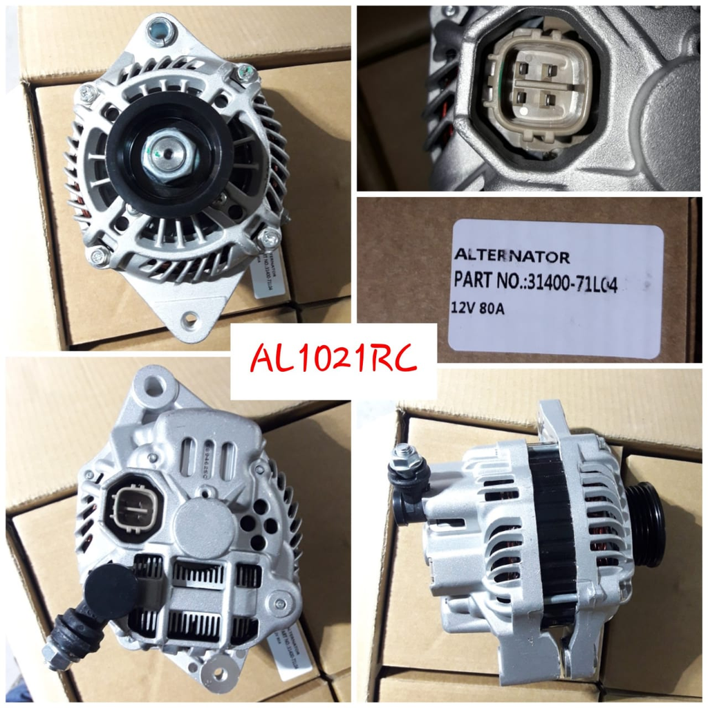 AL1021RC-SUZUKI SWIFT/HONDA 12V 80A 4P BACK LONG FITTING ALTERNATOR