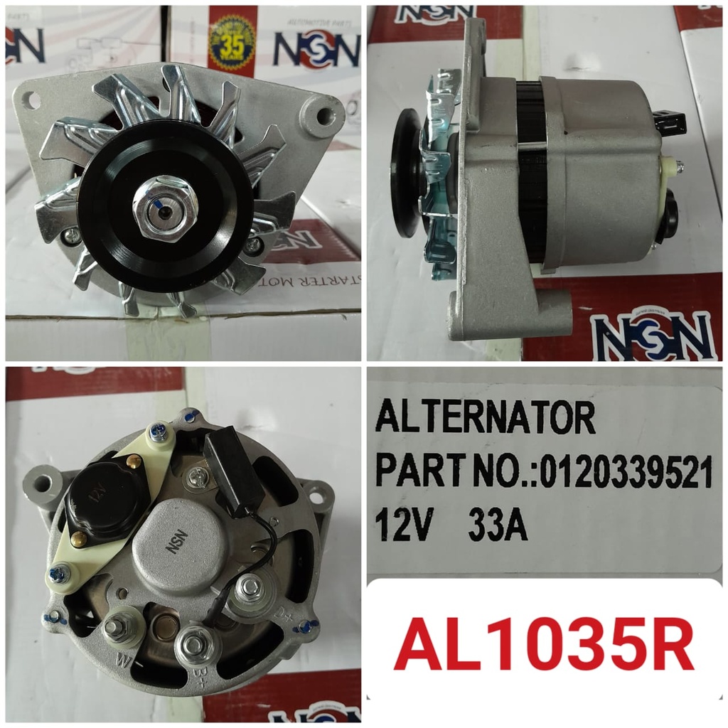 AL1035R   - BSH T.T TYPE RHE 12V 33A ALTERNATOR