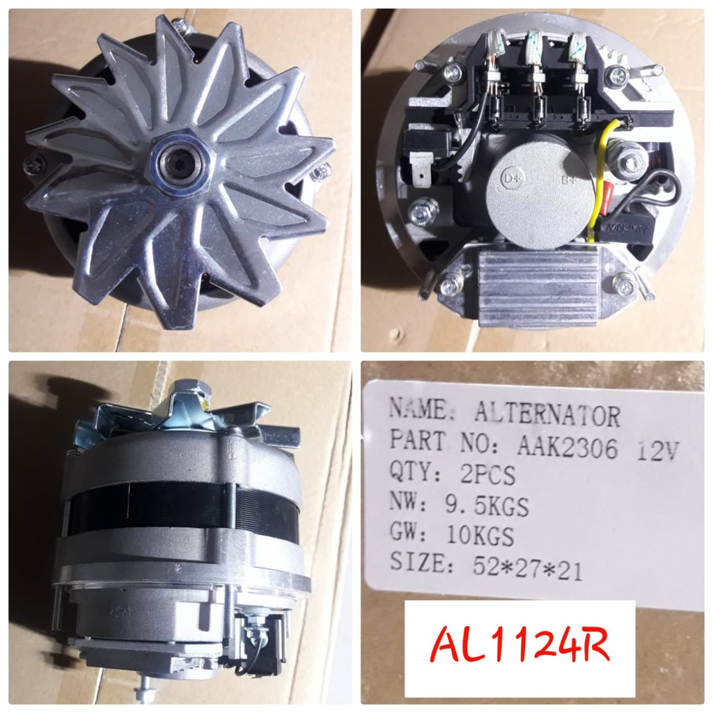 AL1124R   - DTZ ISK 12V 60A W/O FOUND 4B ALTERNATOR