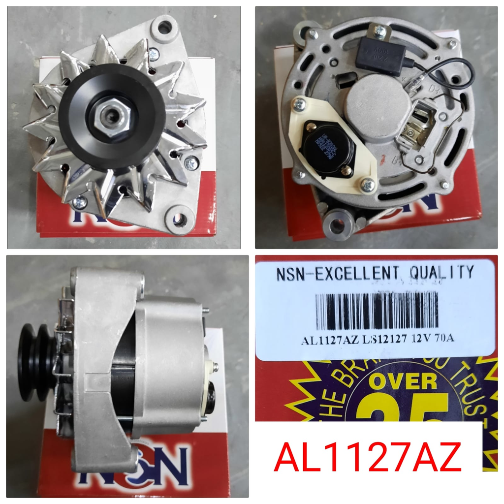 AL1127AZ   - DTZ 12V 70A LONG EAR ALTERNATOR