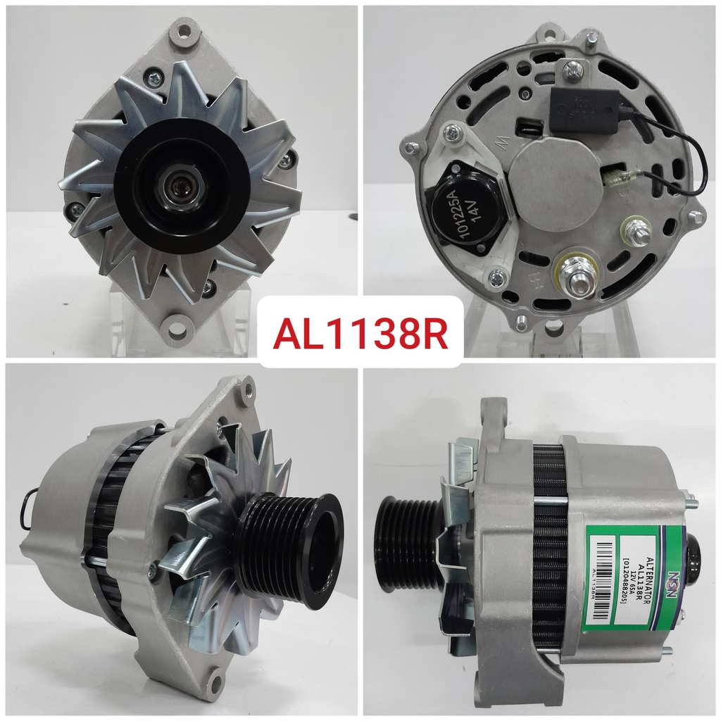 AL1138R-DTZ "I" 12V 65A 2 EAR 8PK ALTERNATOR