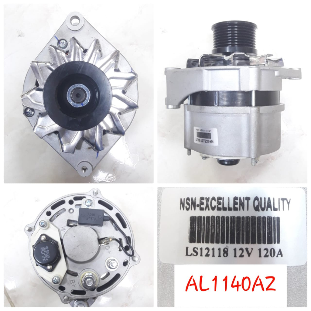AL1140AZ   - DTZ 12V 120A 2EAR 8 PK PULLEY ALTERNAT