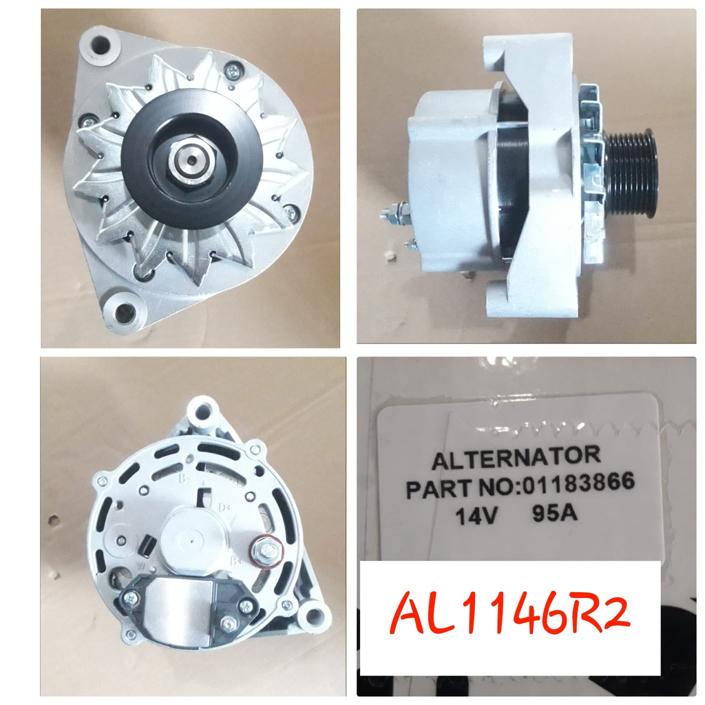 AL1146R2- T/KING DTZ LONG FOUND 12V 95A 8PK BOLT TYPE REGULATOR ALTERNATOR