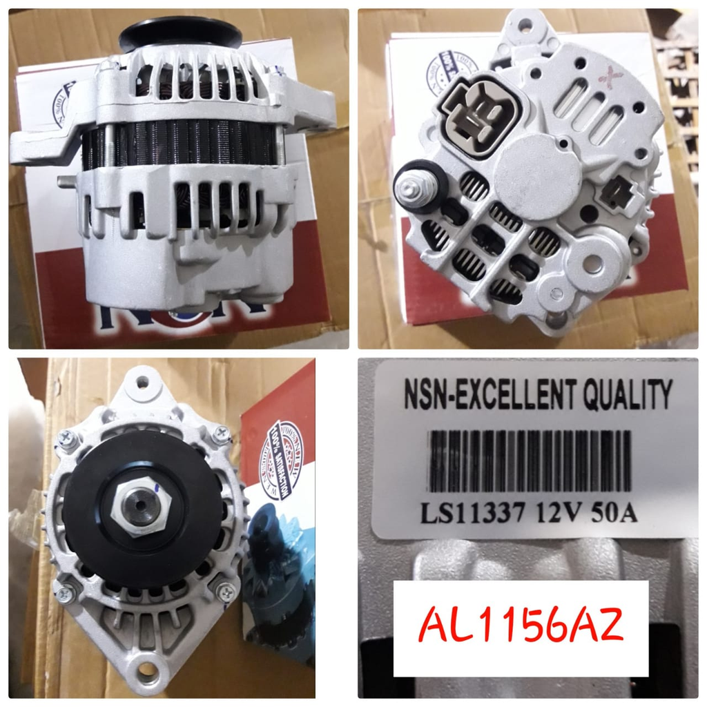 AL1156AZ-FORKLIFT JOHN DEER12V B/GRIP (L R) ALTERNATOR