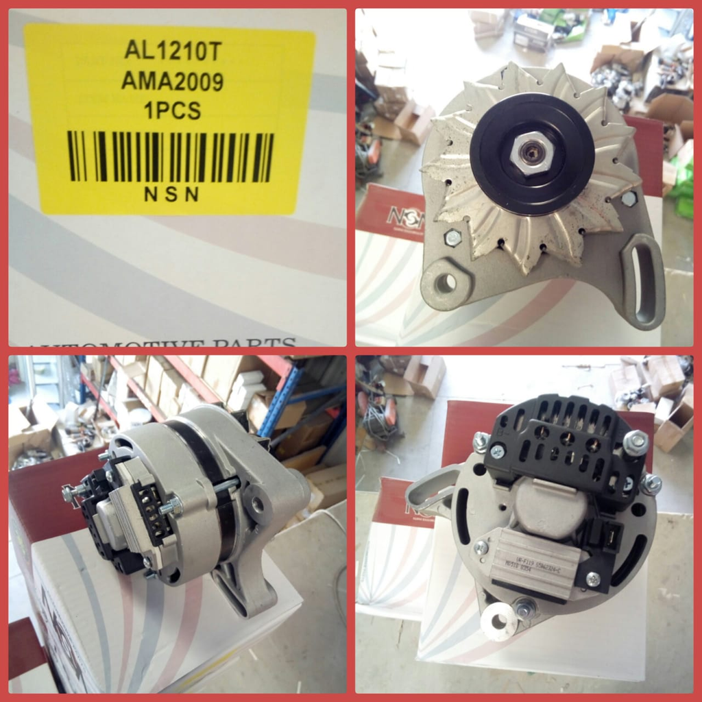 AL1210T   - ISK FIAT 12V RH LONG EAR ALTERNATOR