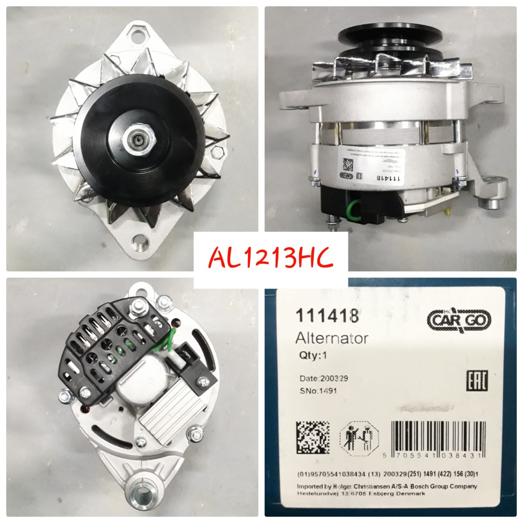 AL1213HC-ISK FIAT MGLI 12V 60A ALTERNATOR