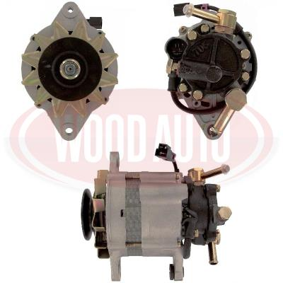 AL1323NZ   - IZU 4JA1 12V 70A 4P+PUMP STR FITTING ALTERN