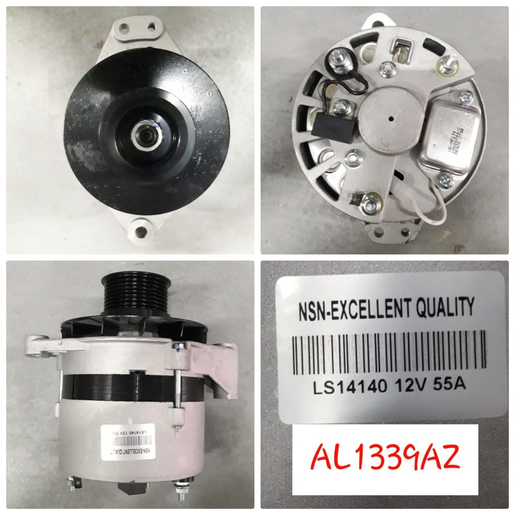 AL1339AZ   - JOHN DEERE 12V 55A 2B UP 8PK ALTERNATOR