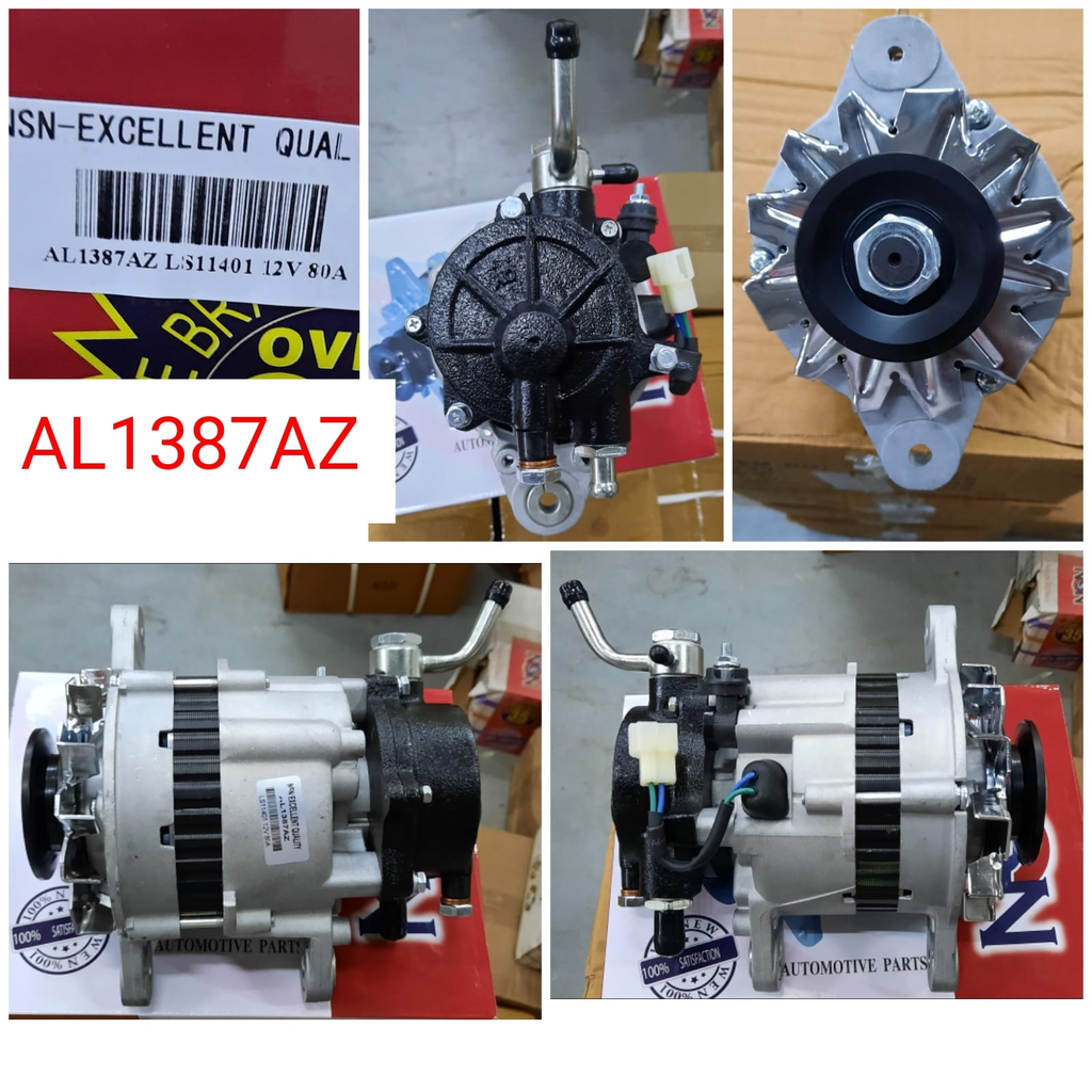 AL1387AZ   - MDA/MTS T3500 12V 80A ALTERNATOR