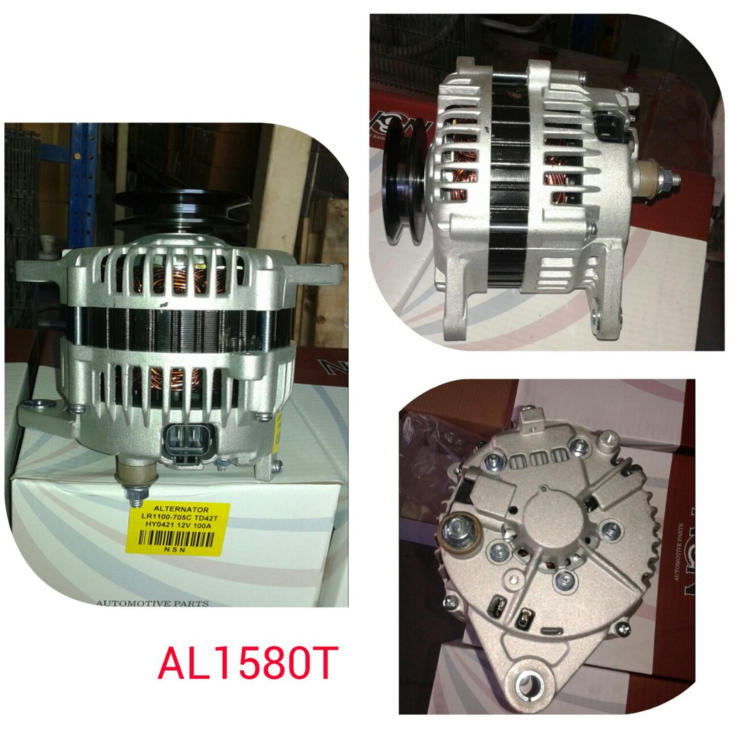 AL1580T-NSSN TD42 12V 100A 2P 1V ALTERNATOR