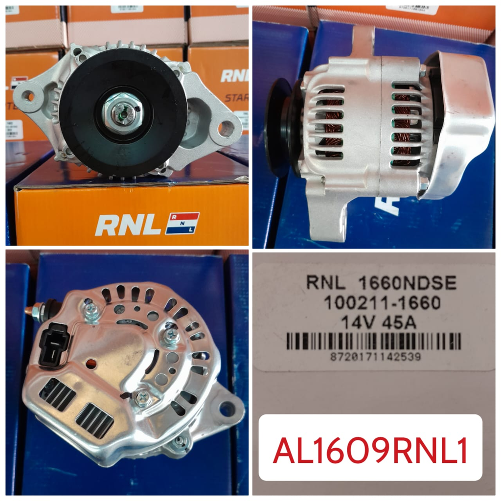 AL1609RNL1- ND MILLER 12V 40A 2P U/BOLT ALTERNATOR