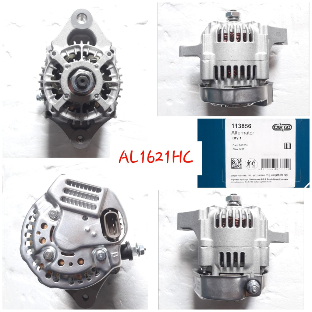 AL1621HC-ND 12V 30A 3PIN STRAIGHT U/BOLT (L IG P) ALTERNATOR