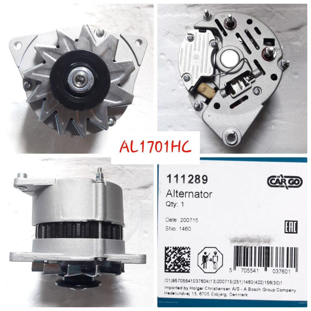 AL1701HC-PERKIN O/M 12V 65A ALTERNATOR