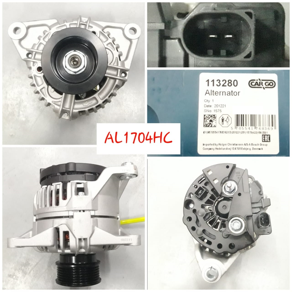 AL1704HC-JCB NEW HOLLAND 12V 90A RHE 8PK 2P ALTERNATOR