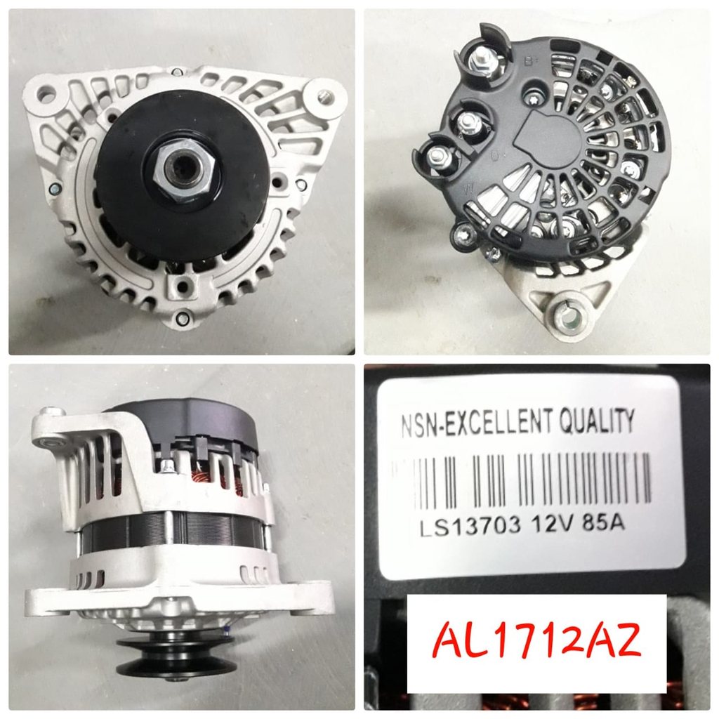 AL1712AZ-PERKIN 8SI 12V 85A LHE 1V 3B BACK ALTERNATOR