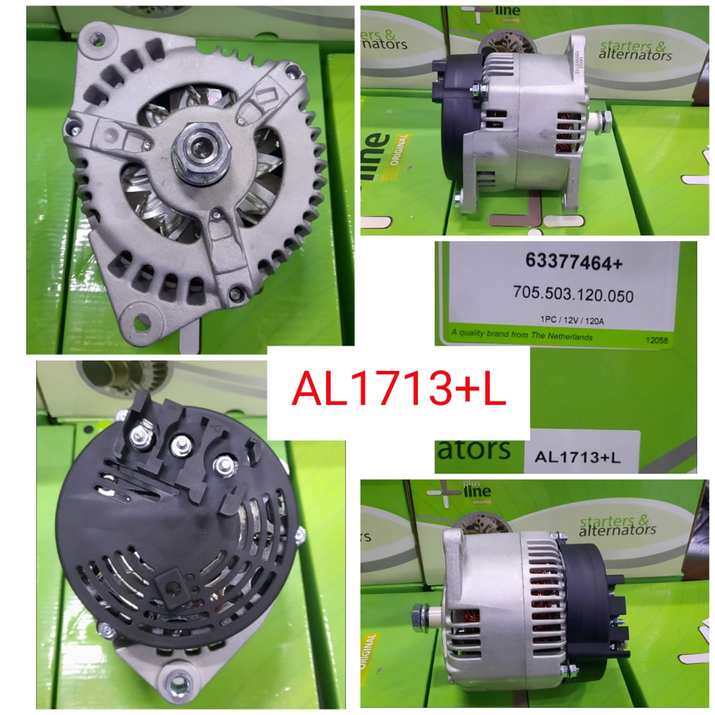 AL1713+L-PERKIN 1100 12V 120A ALTERNATOR