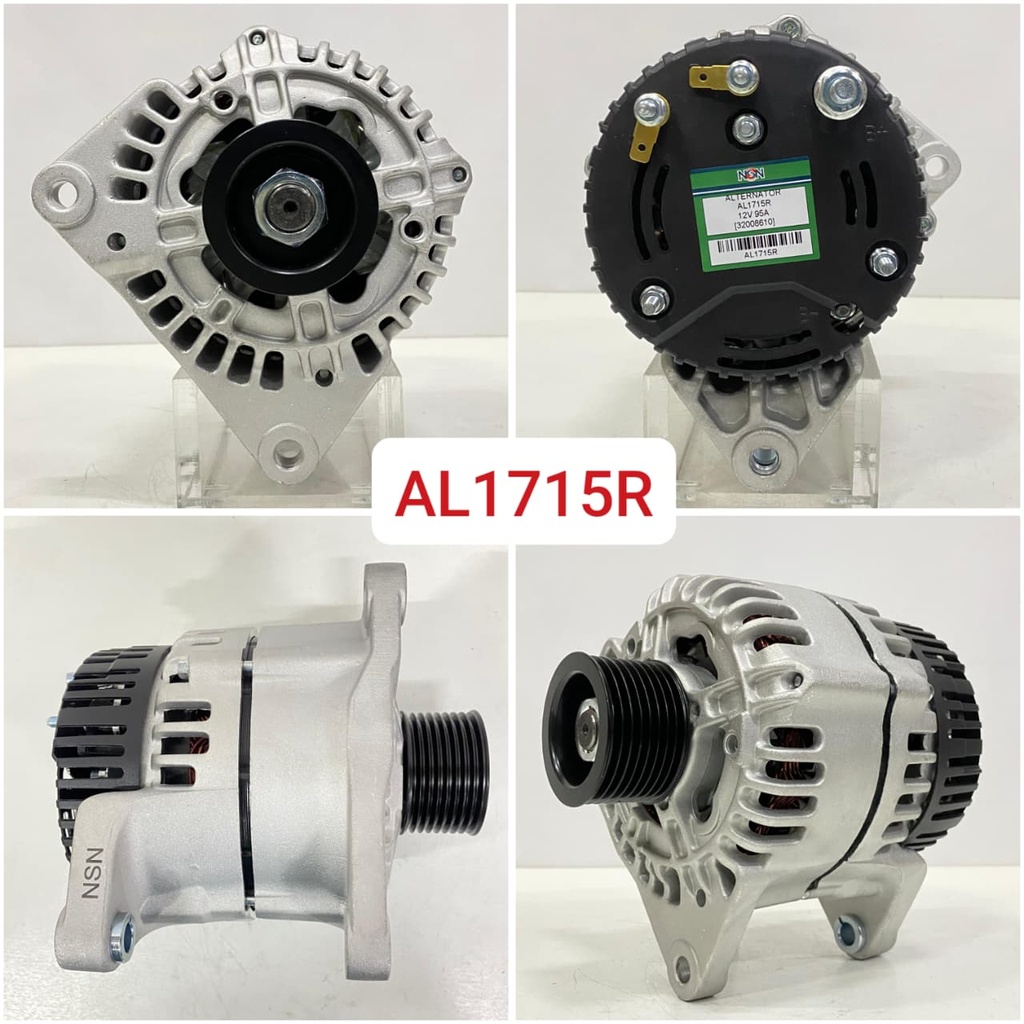 AL1715R   - PERKIN JCB 3CX N/M 12V 95A ALTERNATOR