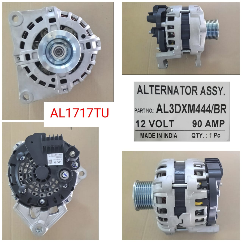 AL1717TU-JCB INDIA 3DX  12V NEW MODEL ALTERNATOR