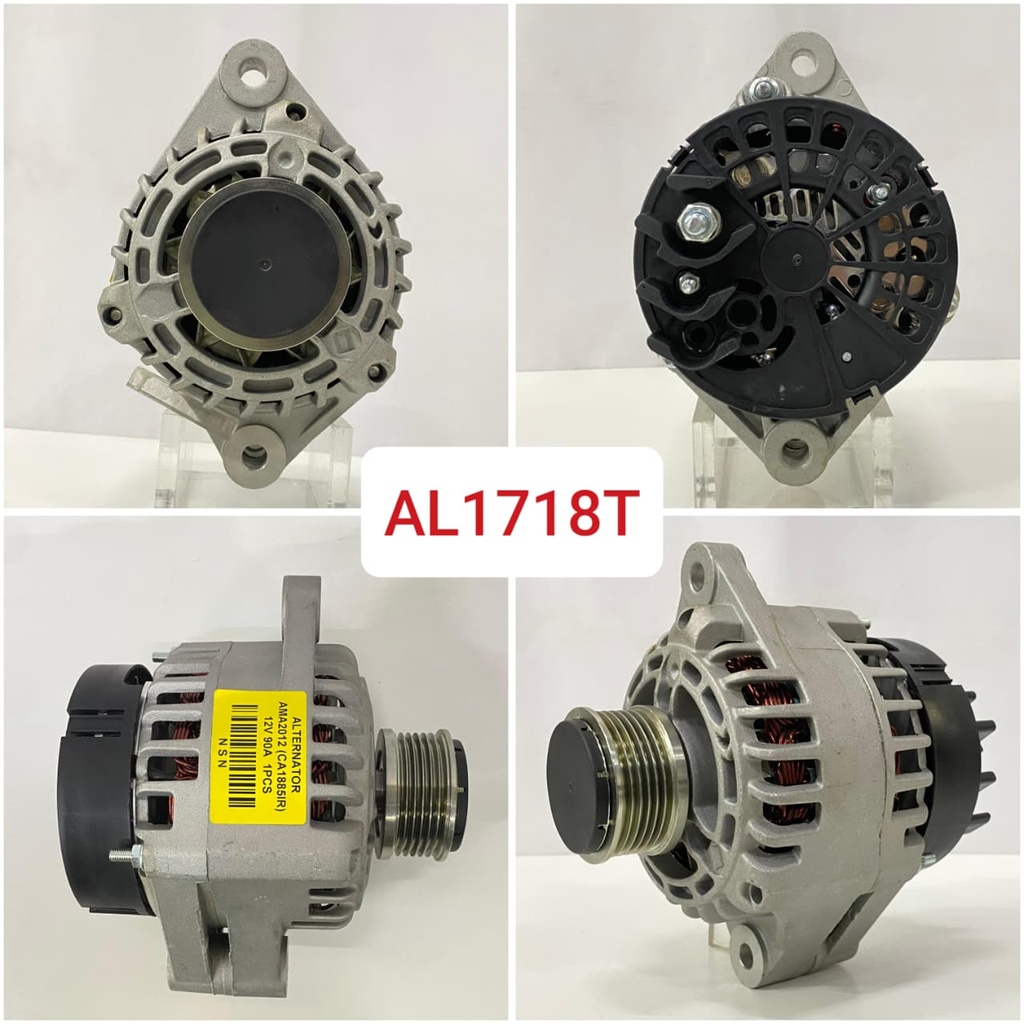 AL1718T   - PERKIN N/M 12V 120A "I" CLUTCH PUL ALTER