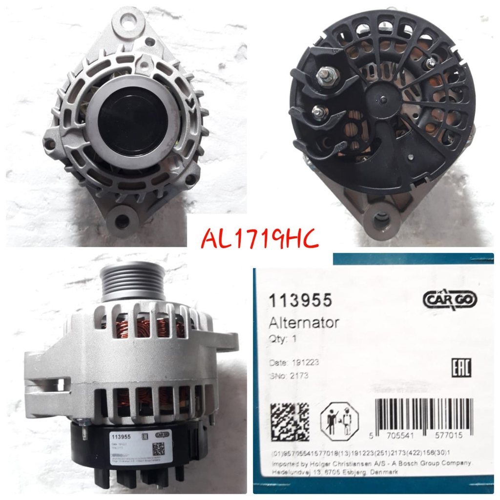 AL1719HC-PKN N/M MAG MARELLI 12V 105A "I"FOUND 8PK ALTERNATOR