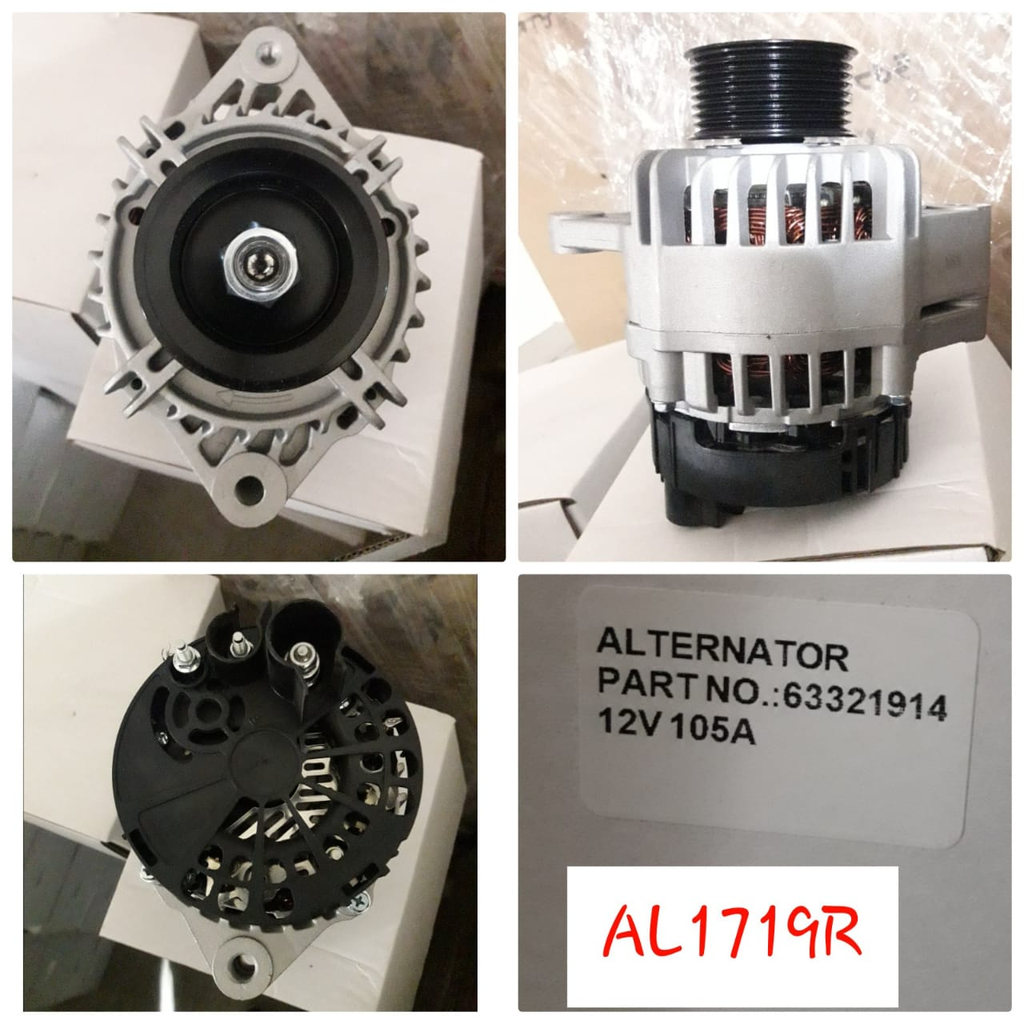 AL1719R-PKN N/M MAG MARELLI 12V 105A "I"FOUND 8PK ALTERNATOR