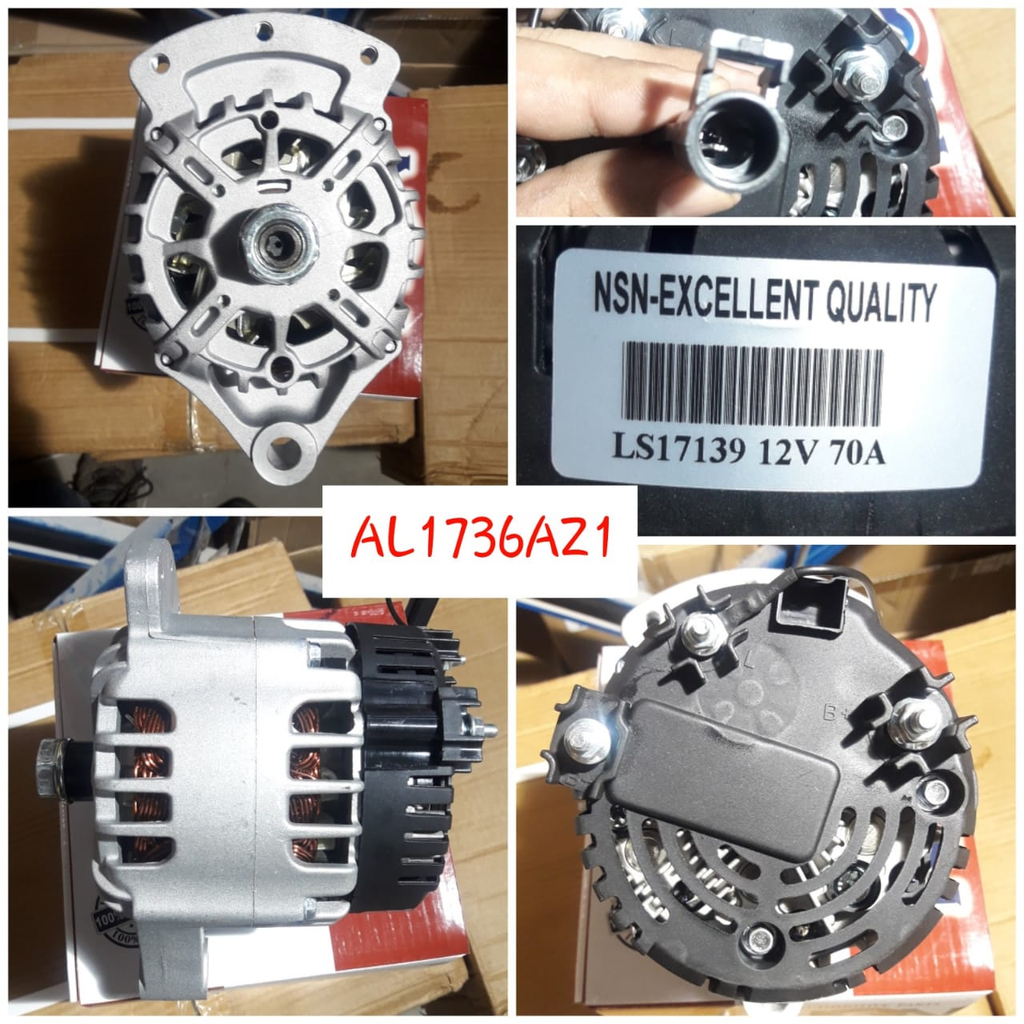 AL1736AZ1-PRESTOLINE 3 BOLT UP 12V 70A CCW ALTERNATOR