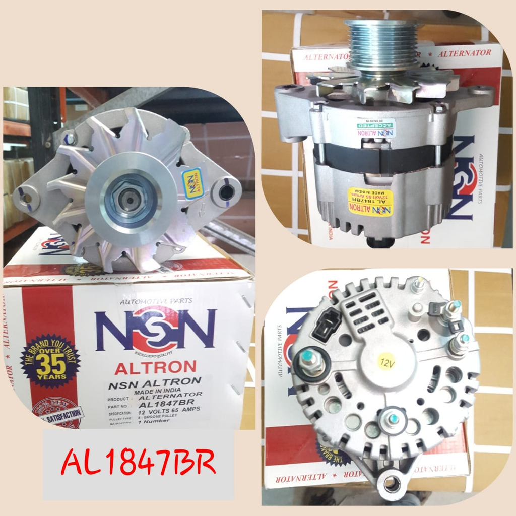 AL1847BR--T.T/LND "I"FOUND 12V  8PK  KAK REG ALTERNATOR