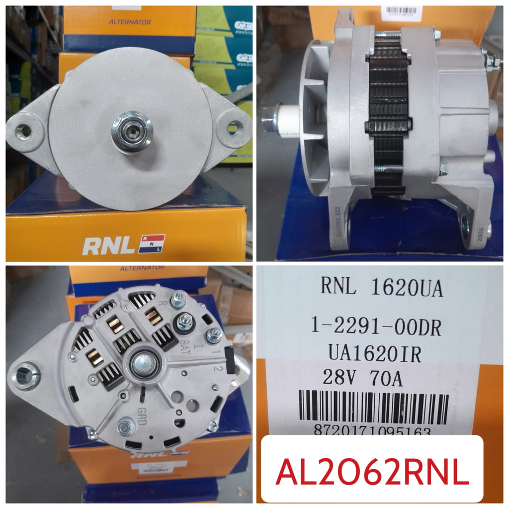 AL2062RNL- CT 22SI 24V 70A ALTERNATOR