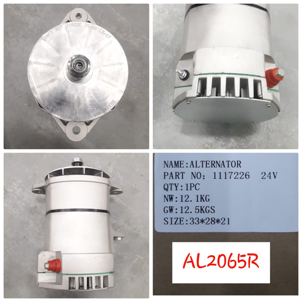 AL2065R   - CT 25SI 24V 75A BIG W/O CARB.ALTERNATOR
