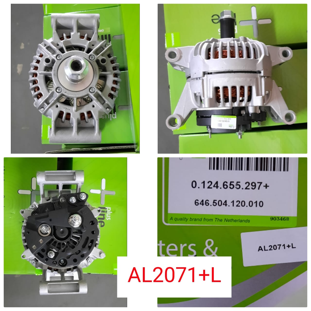 AL2071+L-CT 24V 115A 24SI TYP W/O PULLY ALTERNATOR