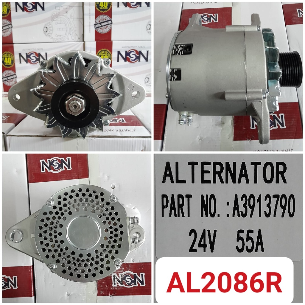 AL2086R   - CMN 24V 55A 8PK ALTERNATOR