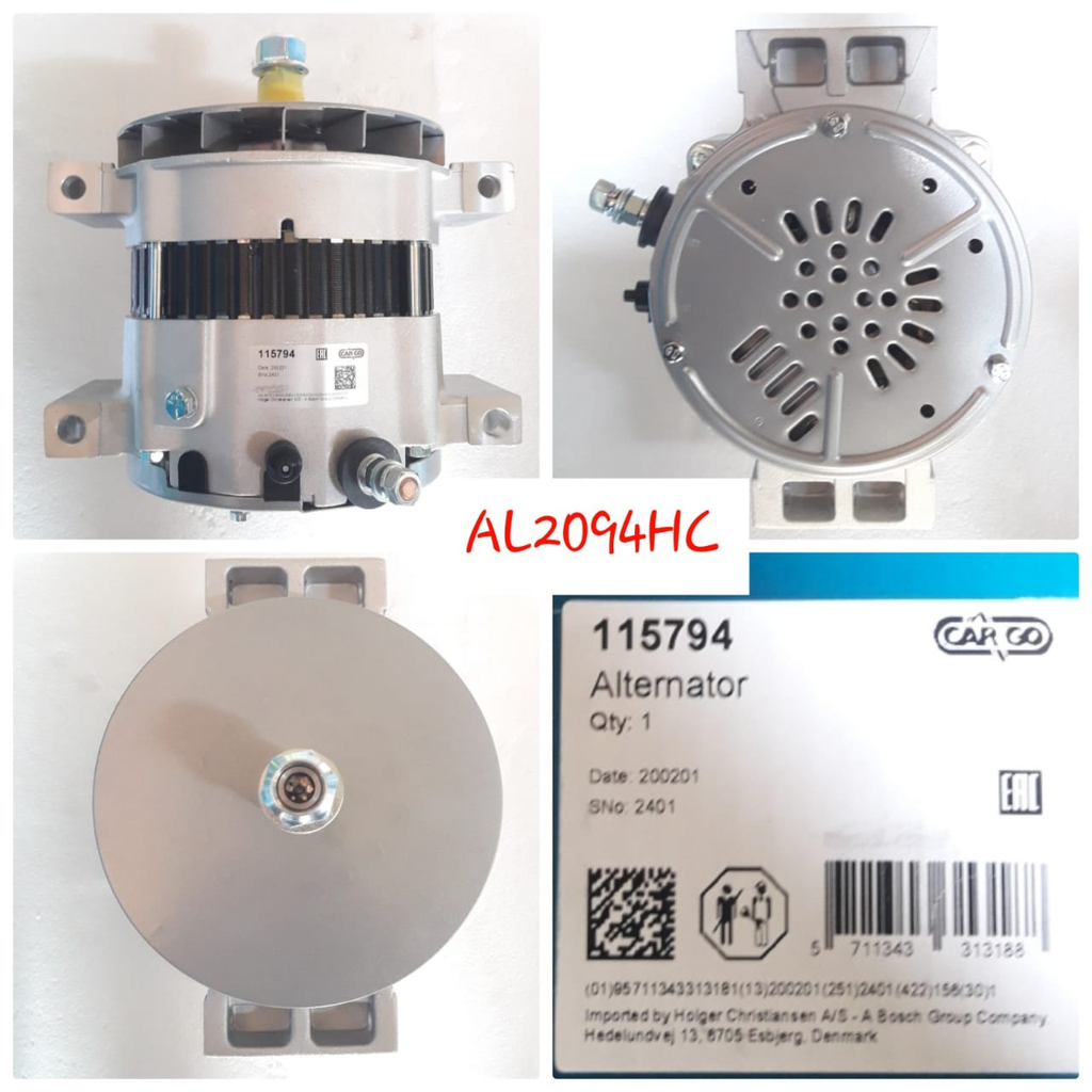 AL2094HC-CT ND 24V 95A LONG FITTING OEM ALTERNATOR