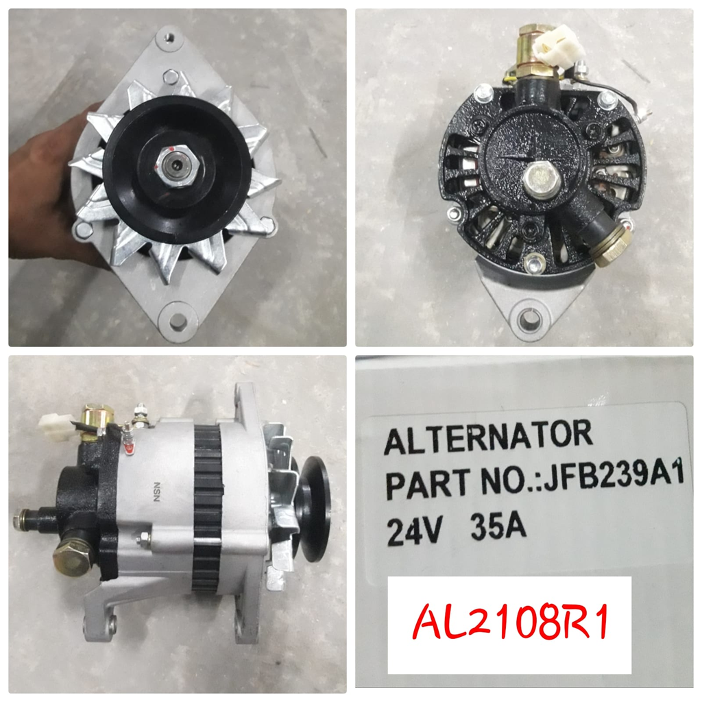 AL2108R1 - CNA  24V 35A STR EAR 1V 5FF  ALTERNATOR WITH PUMP