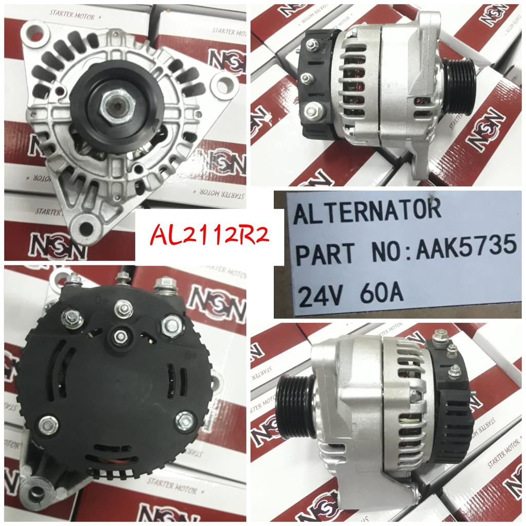 AL2112R2 -CNA DTZ ISK 24V 60A MCD TYPE ALTERNATOR