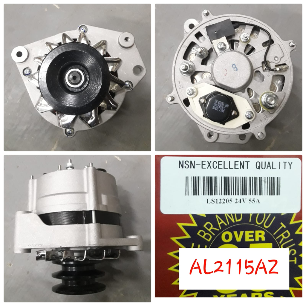 AL2115AZ   - CNA WD6 JACK 24V 55A 2V ALTERNATOR
