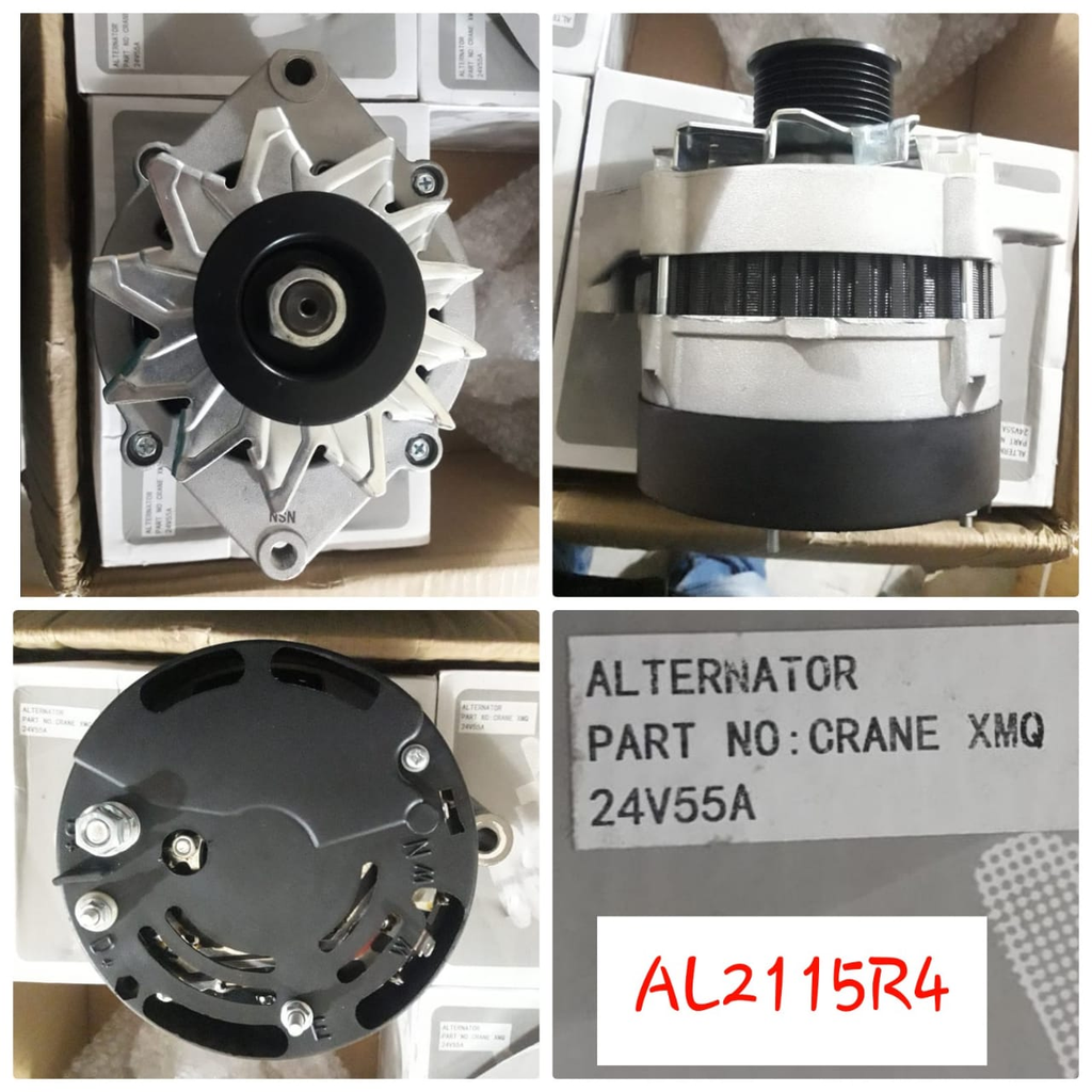 AL2115R4-CNA CRANE XMQ O/M JACK "I" FOND 24V 55A 8PK  ALTERNATOR
