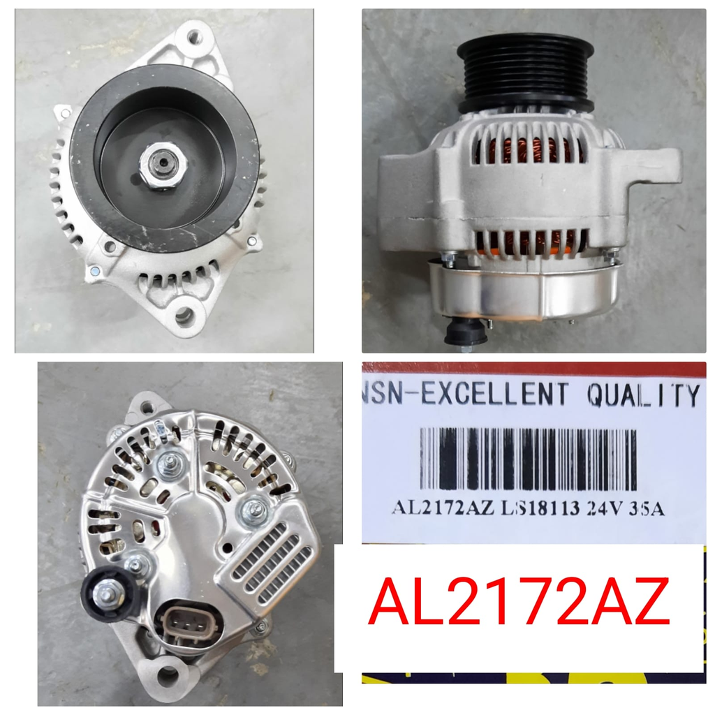 AL2172AZ-KOMATSU FORKLIFT 24V 35A ND 8PK 3P RHE ALTERNATOR
