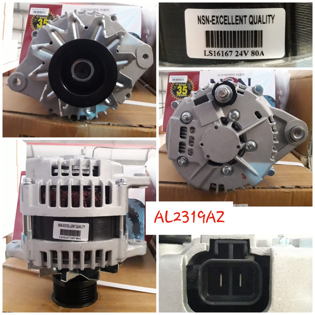 AL2319AZ-IZU N/M 24V 80A 7PK 65MM 2P ALTERNATOR