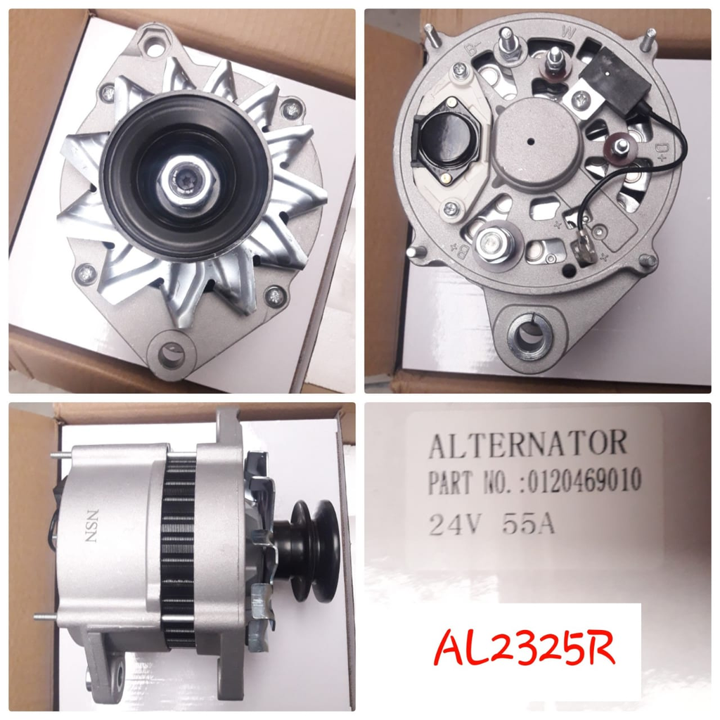 AL2325R-IVECO 24V 55A SMALL FOUND ALTERNATOR