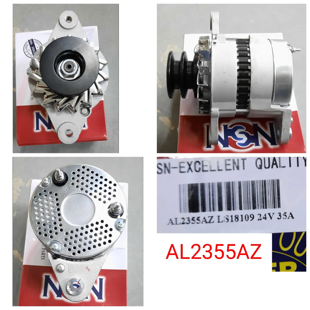 AL2355AZ   - KOMATSU OEM 6D105 SMALL 24V 35A 2V ALTER