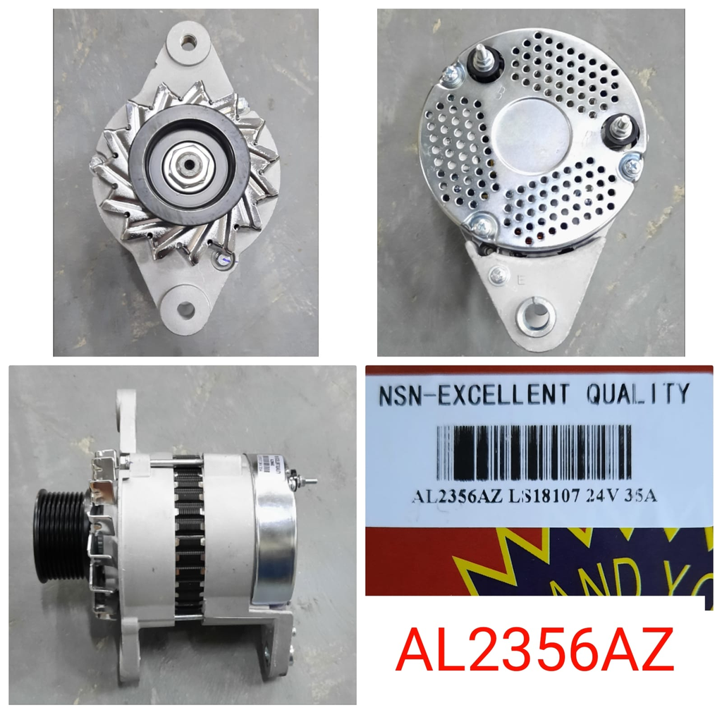 AL2356AZ   - KOMATSU OEM 6D105 24V 35A 8PK SMALL ALTE