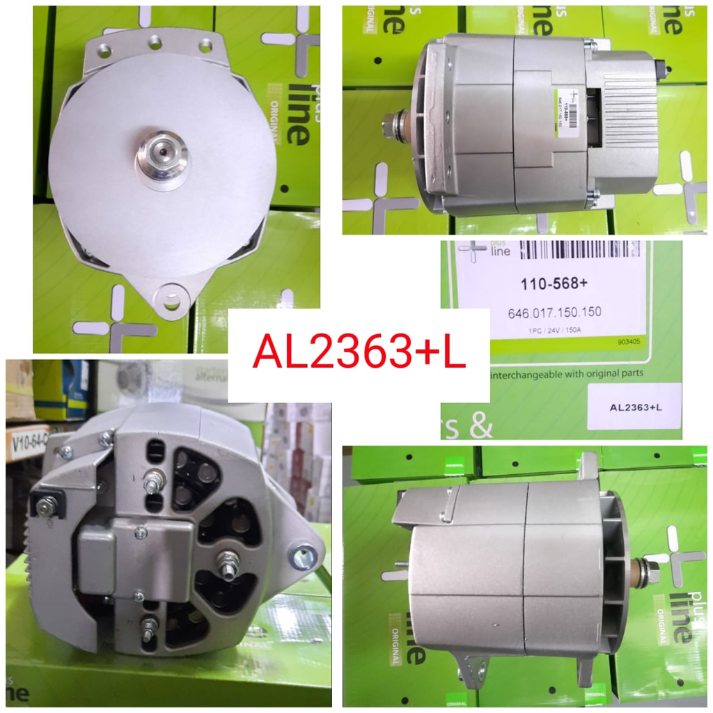 AL2363+L- LEECE NEVILLE 24V 150A AC ALTERNATOR