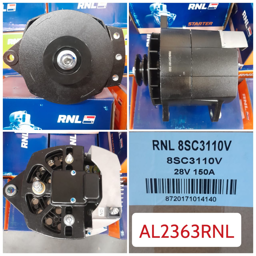 AL2363RNL-LEECE NEVILLE 24V 150A AC ALTERNATOR