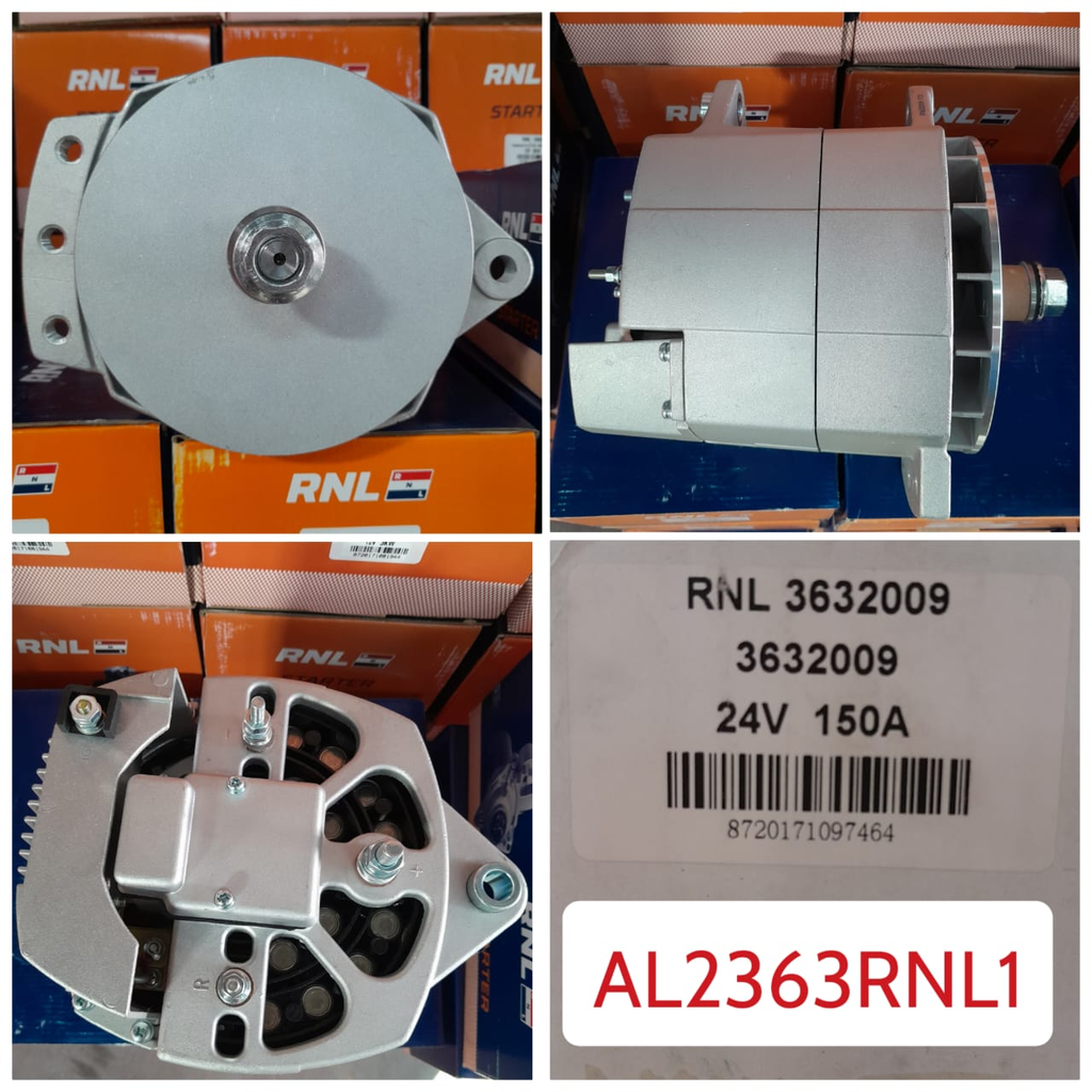 AL2363RNL1-LEECE NEVILLE 24V 150A AC ALTERNATOR