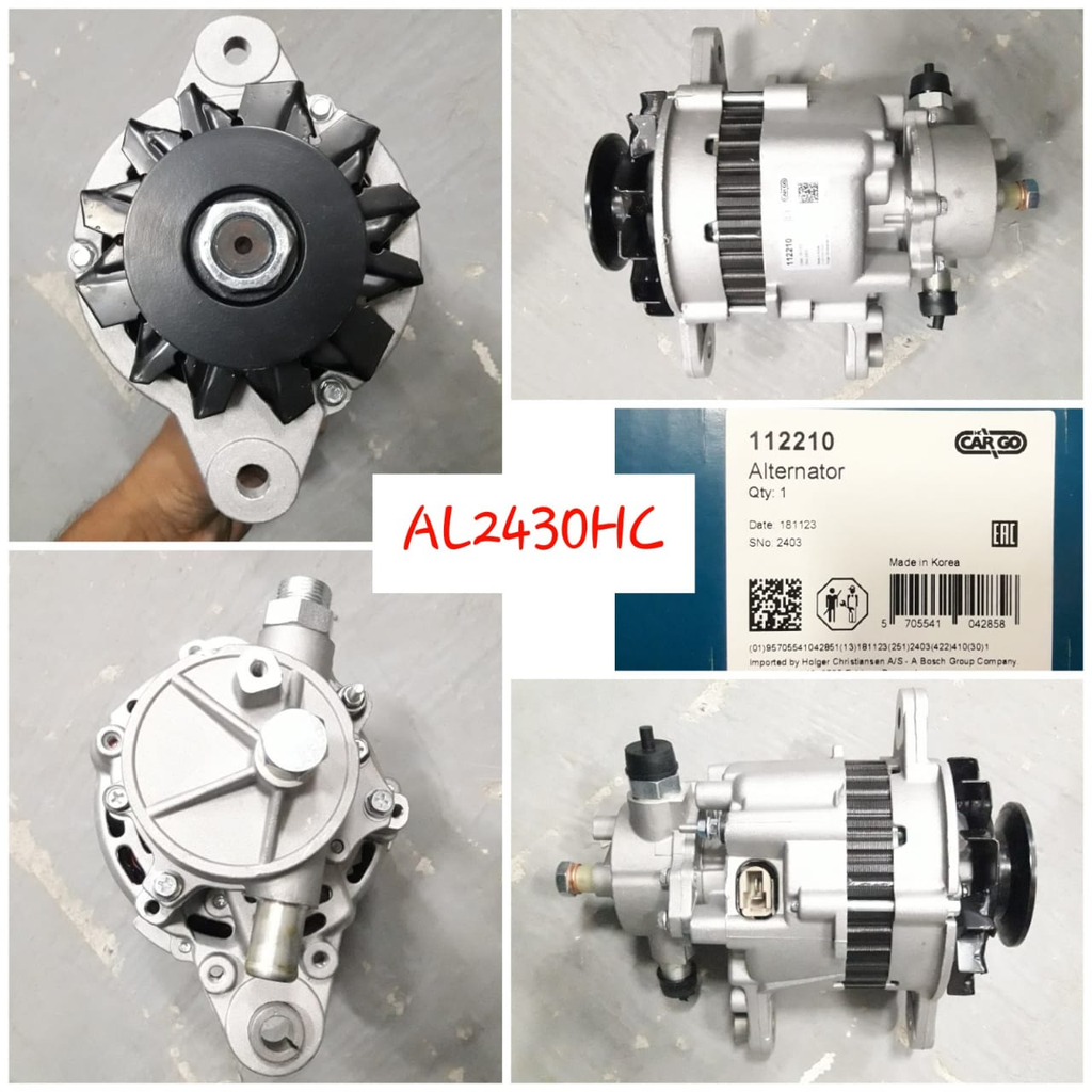 AL2430HC-MITS 4D30 24V 35A W/PUMP ALTERNATOR