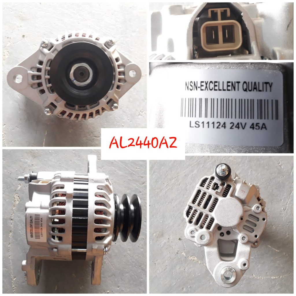AL2440AZ   - MITS 4D33 N/M 24V 45-50A ALTERNATOR