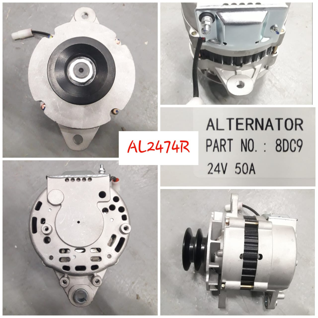 AL2474R- MITS FUSO 8DC9 TYPE 24V 50A 2V ALTER