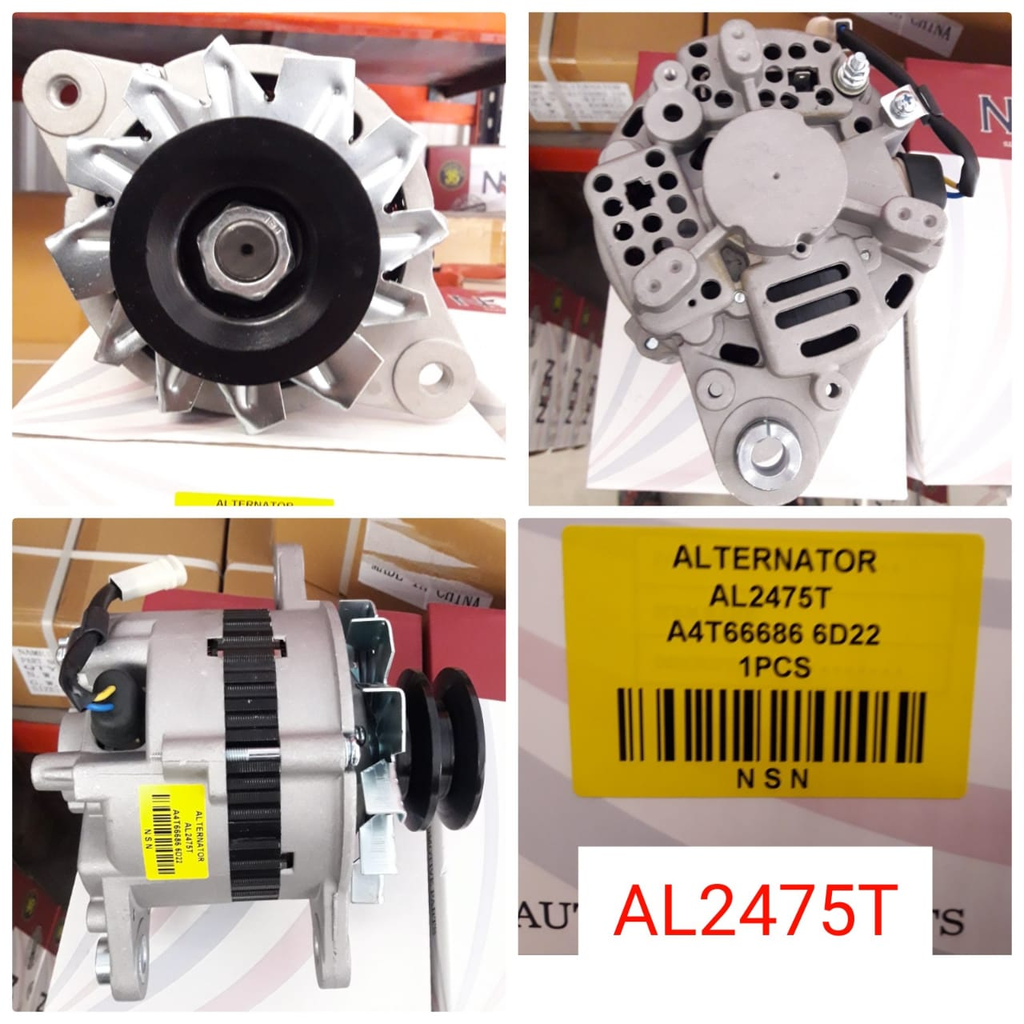 AL2475T   - MITS FUSO 6D22 24V 50A ALTERNATOR