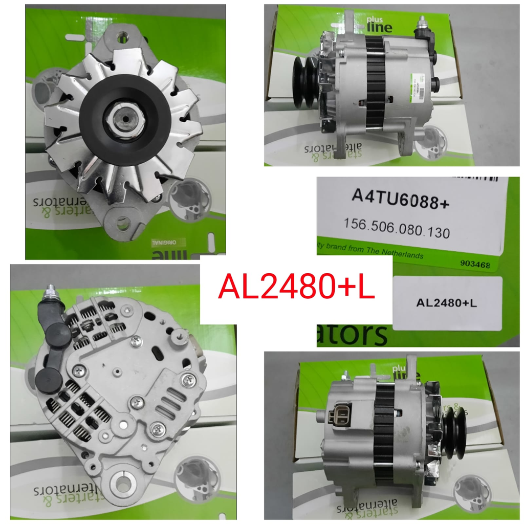 AL2480+L- MITS ROSA 24V 80A ALTERNATOR
